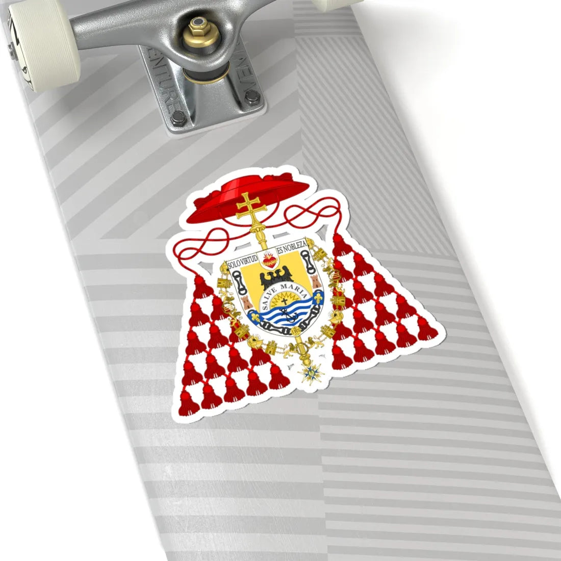 Coat of Arms of Cardinal Pedro Segura (Spain) (Coat of Arms) STICKER Vinyl Kiss-Cut Decal - The Sticker Space