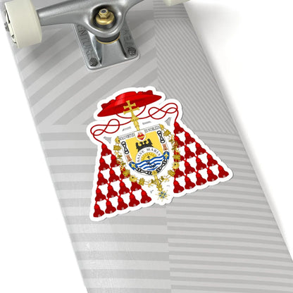 Coat of Arms of Cardinal Pedro Segura (Spain) (Coat of Arms) STICKER Vinyl Kiss-Cut Decal - The Sticker Space