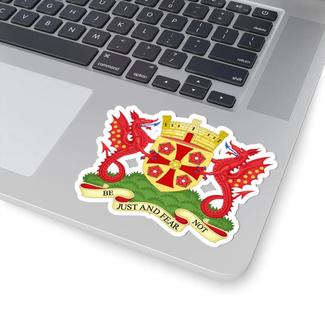 Coat of Arms of Carlisle (England) (Coat of Arms) STICKER Vinyl Kiss-Cut Decal - The Sticker Space