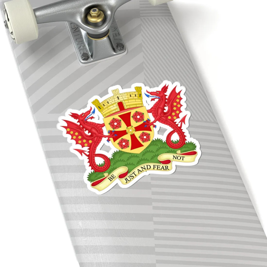 Coat of Arms of Carlisle (England) (Coat of Arms) STICKER Vinyl Kiss-Cut Decal - The Sticker Space
