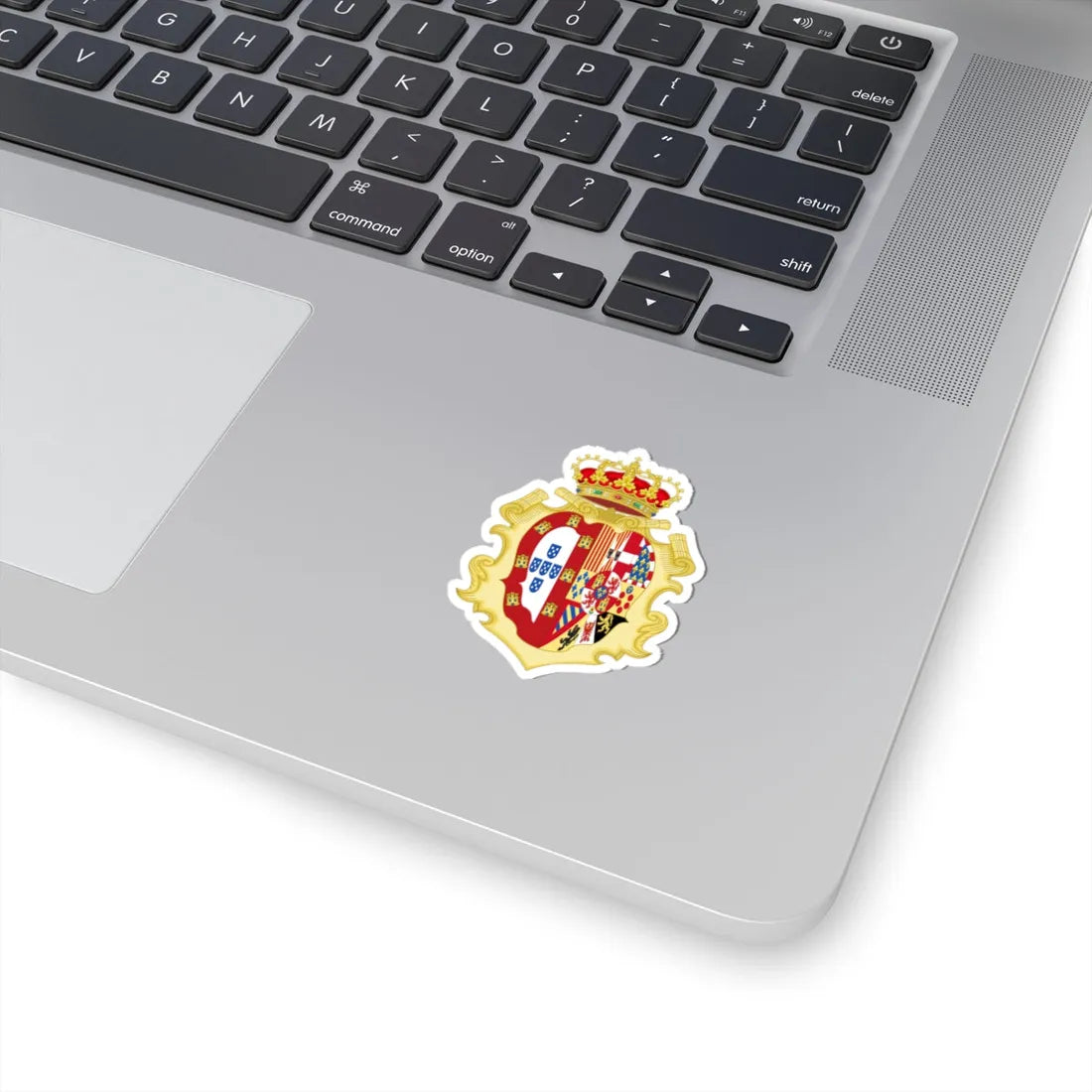 Coat of Arms of Carlota Joaquina of Spain Queen of Portugal (Portugal) (Coat of Arms) STICKER Vinyl Kiss-Cut Decal - The Sticker Space