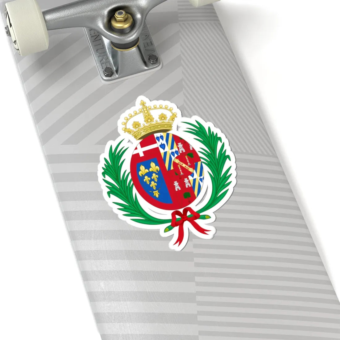 Coat of Arms of Carmen Duchess of Cádiz (Spain) (Coat of Arms) STICKER Vinyl Kiss-Cut Decal - The Sticker Space