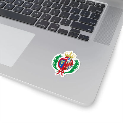 Coat of Arms of Carmen Duchess of Cádiz (Spain) (Coat of Arms) STICKER Vinyl Kiss-Cut Decal - The Sticker Space