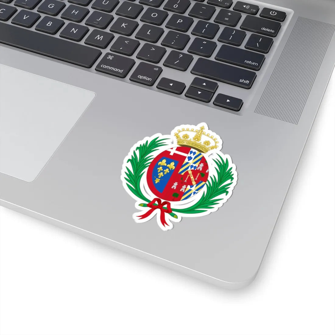 Coat of Arms of Carmen Duchess of Cádiz (Spain) (Coat of Arms) STICKER Vinyl Kiss-Cut Decal - The Sticker Space