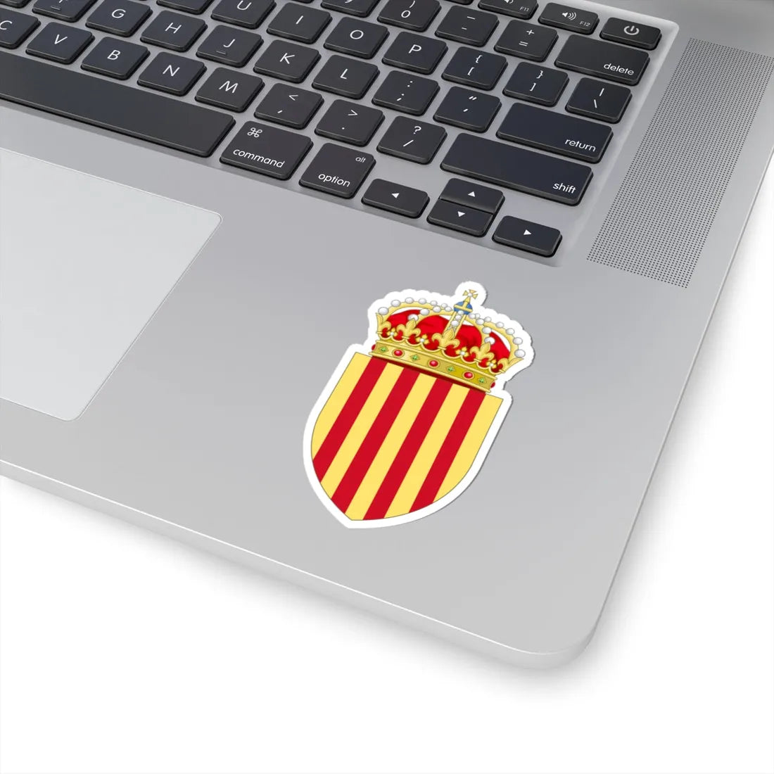 Coat of Arms of Catalonia (Spain) (Coat of Arms) STICKER Vinyl Kiss-Cut Decal - The Sticker Space