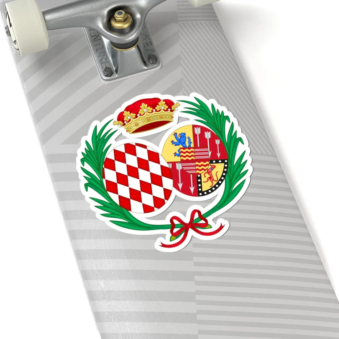 Coat of Arms of Catherine Charlotte Princess of Monaco (Spain) (Coat of Arms) STICKER Vinyl Kiss-Cut Decal - The Sticker Space