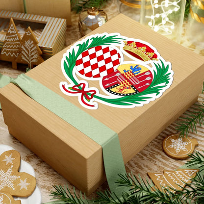 Coat of Arms of Catherine Charlotte Princess of Monaco (Spain) (Coat of Arms) STICKER Vinyl Kiss-Cut Decal - The Sticker Space