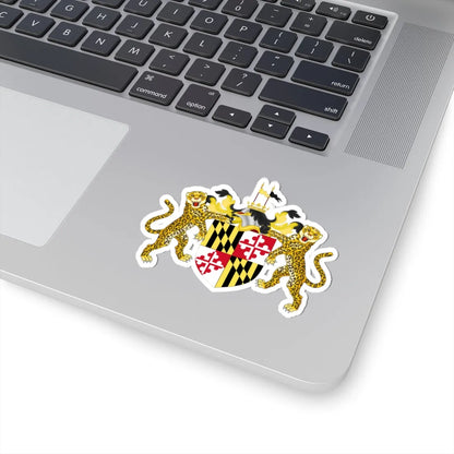 Coat of Arms of Cecil Calvert Baron Baltimore (Ireland) (Coat of Arms) STICKER Vinyl Kiss-Cut Decal - The Sticker Space