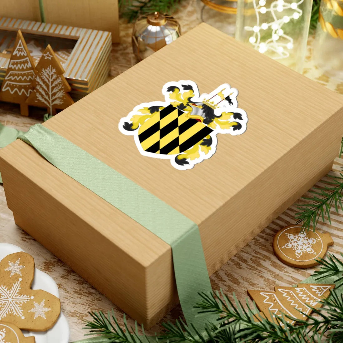 Coat of arms of Cecil Calvert (Ireland) (Coat of Arms) STICKER Vinyl Kiss-Cut Decal - The Sticker Space