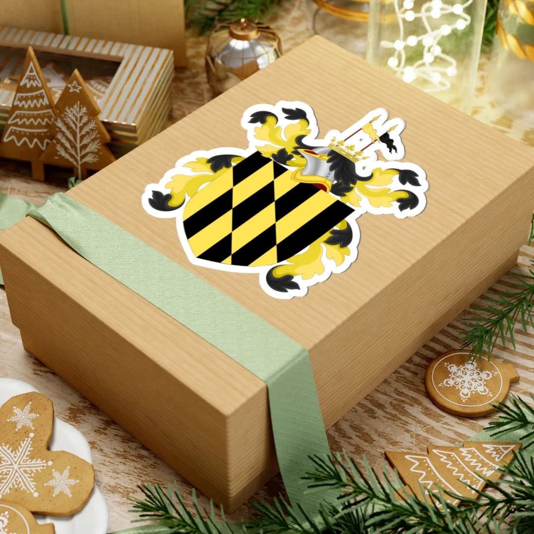 Coat of arms of Cecil Calvert (Ireland) (Coat of Arms) STICKER Vinyl Kiss-Cut Decal - The Sticker Space