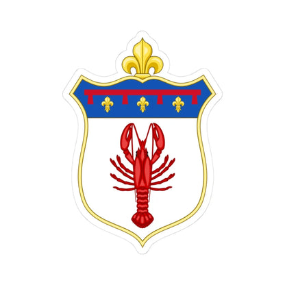 Coat of Arms of Cento Before 1933 (Italy) (Coat of Arms) STICKER Vinyl Kiss-Cut Decal 3 Inch White - The Sticker Space