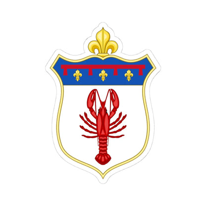 Coat of Arms of Cento Before 1933 (Italy) (Coat of Arms) STICKER Vinyl Kiss-Cut Decal 4 Inch White - The Sticker Space