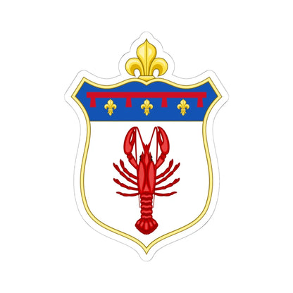 Coat of Arms of Cento Before 1933 (Italy) (Coat of Arms) STICKER Vinyl Kiss-Cut Decal 6 Inch White - The Sticker Space