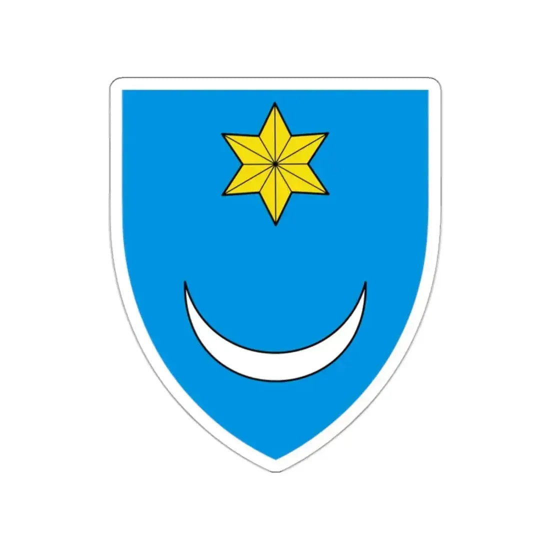 Coat of Arms of Central Croatia STICKER Vinyl Die-Cut Decal 2 Inch - The Sticker Space