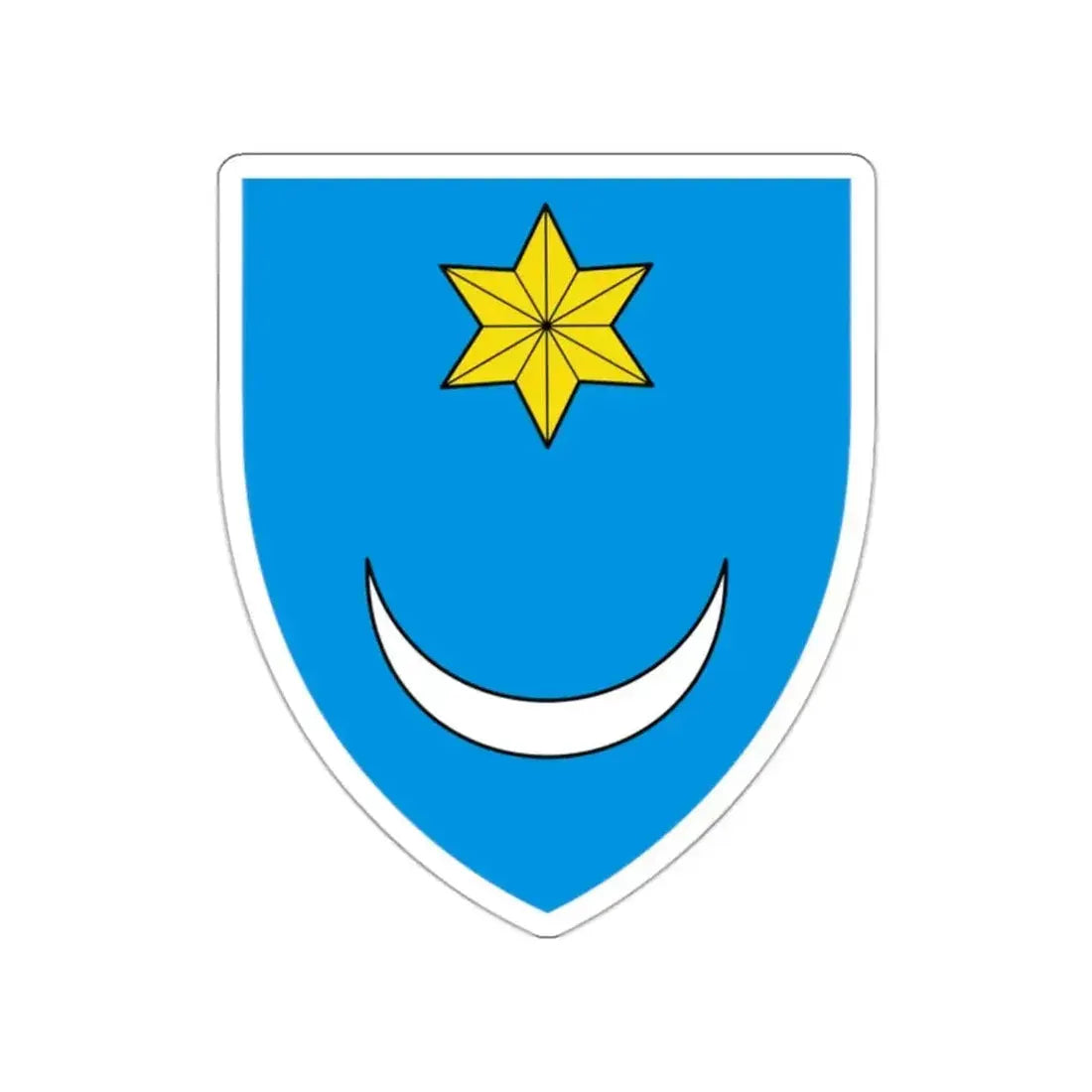 Coat of Arms of Central Croatia STICKER Vinyl Die-Cut Decal - The Sticker Space