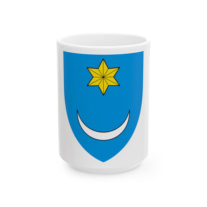 Coat of Arms of Central Croatia - White Coffee Mug-15oz-The Sticker Space