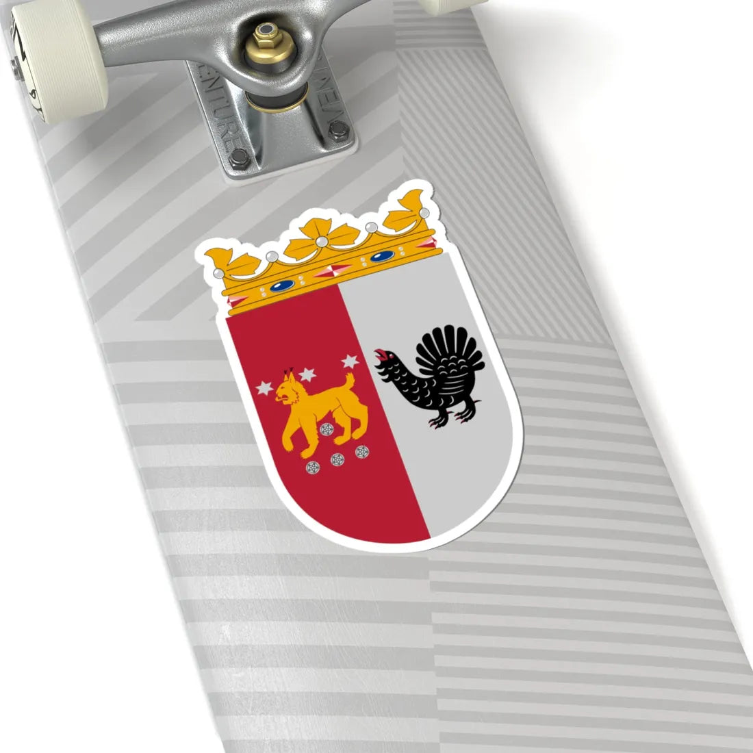 Coat of arms of Central Finland Province (Finland) (Coat of Arms) STICKER Vinyl Kiss-Cut Decal - The Sticker Space