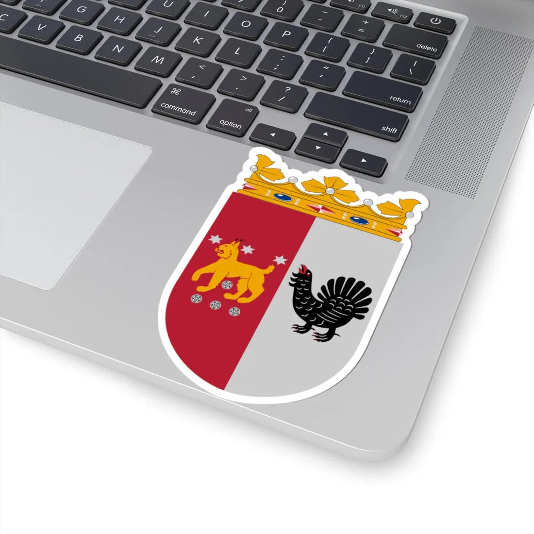 Coat of arms of Central Finland Province (Finland) (Coat of Arms) STICKER Vinyl Kiss-Cut Decal - The Sticker Space