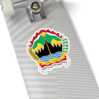 Coat of arms of Central Java (Indonesia) (Coat of Arms) STICKER Vinyl Kiss-Cut Decal - The Sticker Space