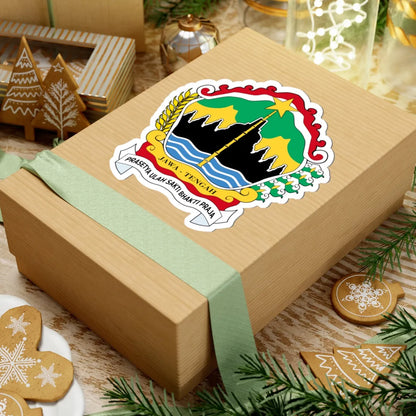 Coat of arms of Central Java (Indonesia) (Coat of Arms) STICKER Vinyl Kiss-Cut Decal - The Sticker Space