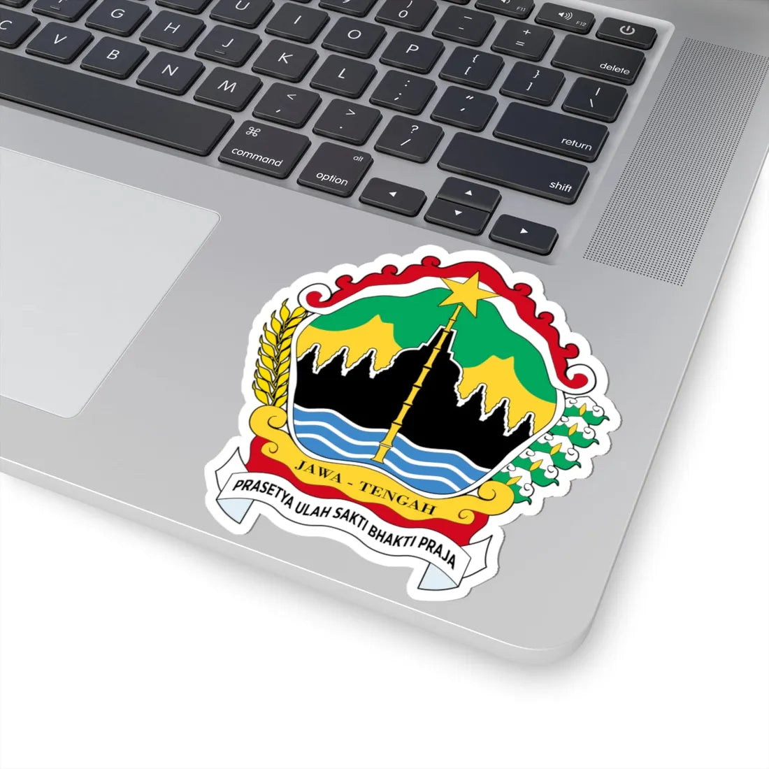 Coat of arms of Central Java (Indonesia) (Coat of Arms) STICKER Vinyl Kiss-Cut Decal - The Sticker Space