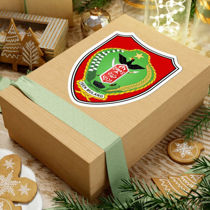 Coat of arms of Central Kalimantan (Indonesia) (Coat of Arms) STICKER Vinyl Kiss-Cut Decal - The Sticker Space