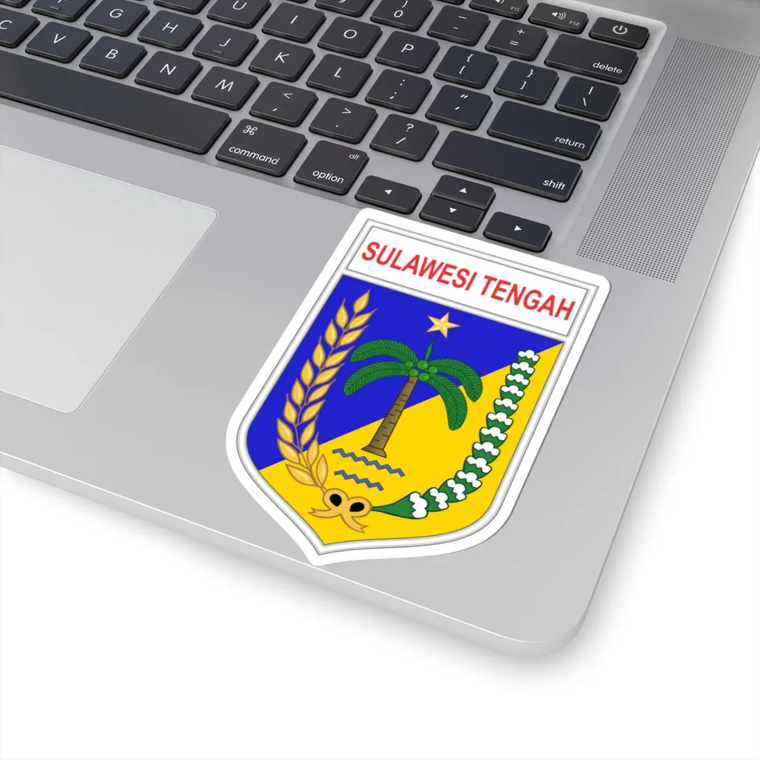 Coat of arms of Central Sulawesi (Indonesia) (Coat of Arms) STICKER Vinyl Kiss-Cut Decal - The Sticker Space