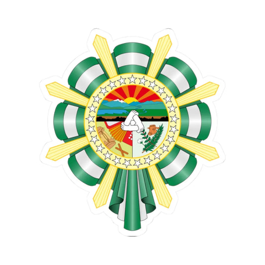 Coat of arms of Cesar Colombia (Colombia) (Coat of Arms) STICKER Vinyl Kiss-Cut Decal 2 Inch White - The Sticker Space