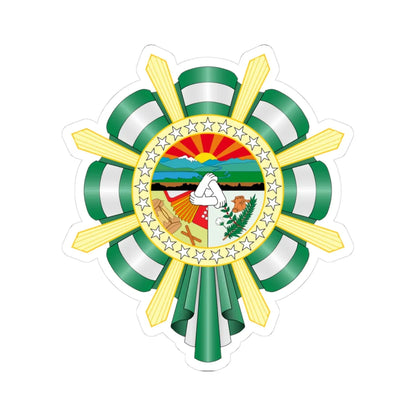 Coat of arms of Cesar Colombia (Colombia) (Coat of Arms) STICKER Vinyl Kiss-Cut Decal 3 Inch White - The Sticker Space