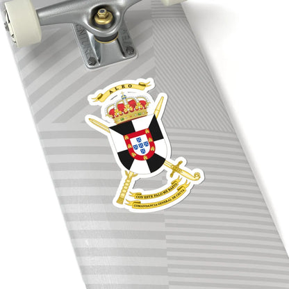 Coat of Arms of Ceuta General Command (Spain) (Coat of Arms) STICKER Vinyl Kiss-Cut Decal - The Sticker Space