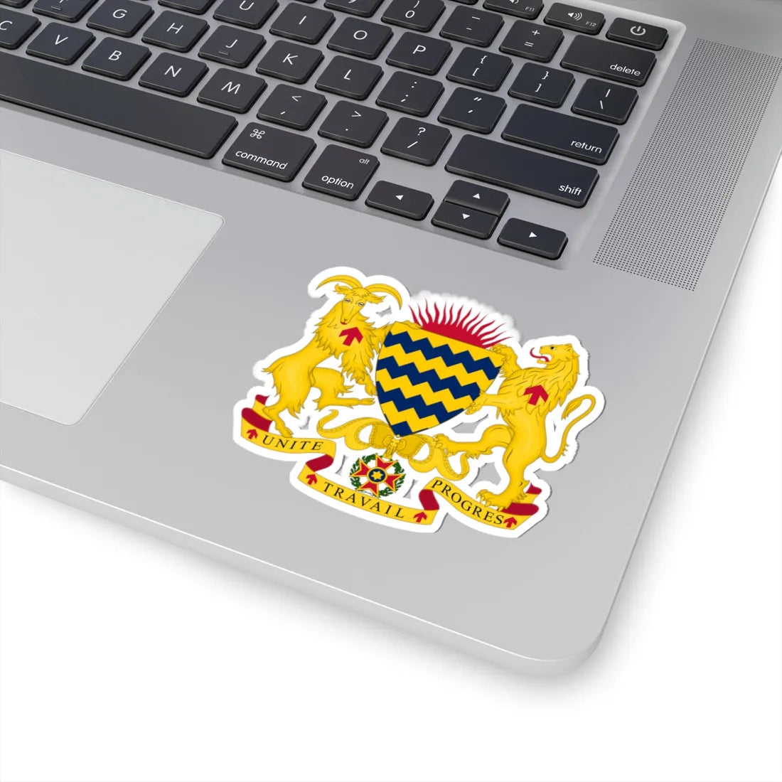 Coat of Arms of Chad (Chad) (Coat of Arms) STICKER Vinyl Kiss-Cut Decal - The Sticker Space
