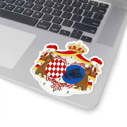 Coat of Arms of Charlene Princess of Monaco (Spain) (Coat of Arms) STICKER Vinyl Kiss-Cut Decal - The Sticker Space
