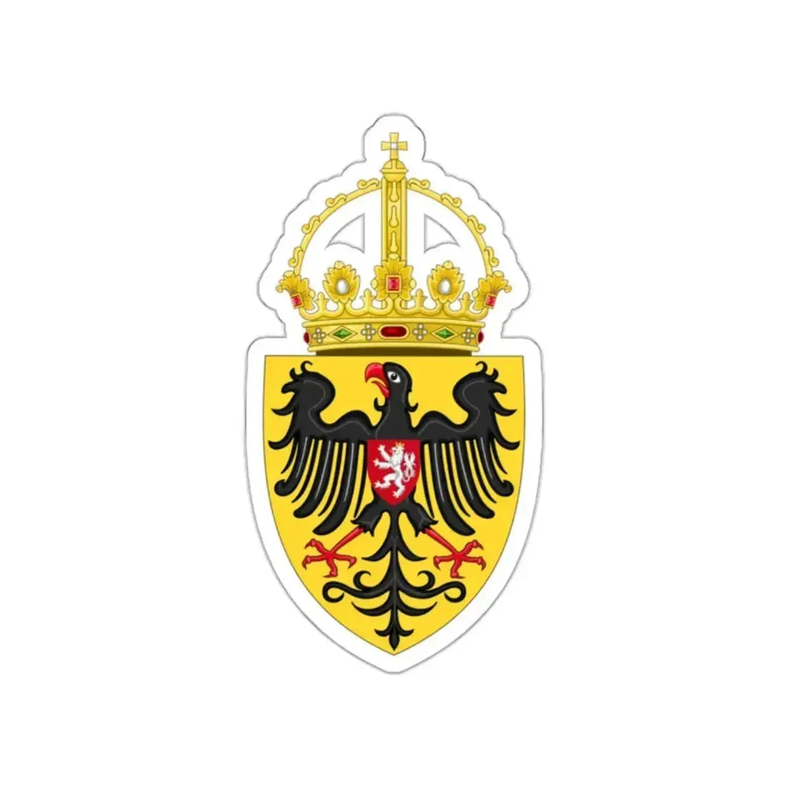 Coat of arms of Charles IV, Holy Roman Emperor STICKER Vinyl Die-Cut Decal 2 Inch - The Sticker Space