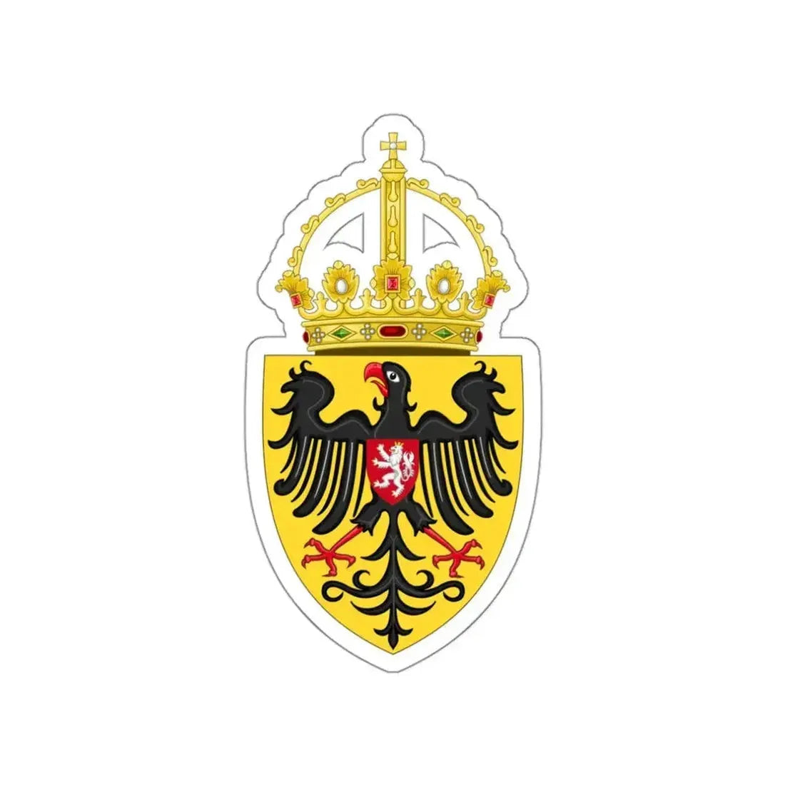 Coat of arms of Charles IV, Holy Roman Emperor STICKER Vinyl Die-Cut Decal - The Sticker Space