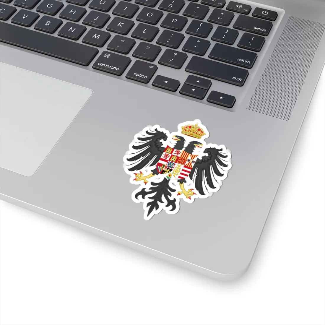 Coat of Arms of Charles V Holy Roman Emperor Charles I as King of Spain In Italy (Italy) (Coat of Arms) STICKER Vinyl Kiss-Cut Decal - The Sticker Space