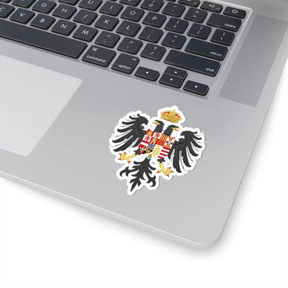 Coat of Arms of Charles V Holy Roman Emperor Charles I as King of Spain In Italy (Italy) (Coat of Arms) STICKER Vinyl Kiss-Cut Decal - The Sticker Space
