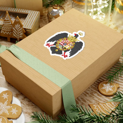 Coat of Arms of Charles V of Sicily (Italy) (Coat of Arms) STICKER Vinyl Kiss-Cut Decal - The Sticker Space