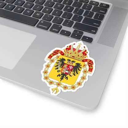 Coat of Arms of Charles VI Holy Roman Emperor-Or shield variant (Austria) (Coat of Arms) STICKER Vinyl Kiss-Cut Decal - The Sticker Space