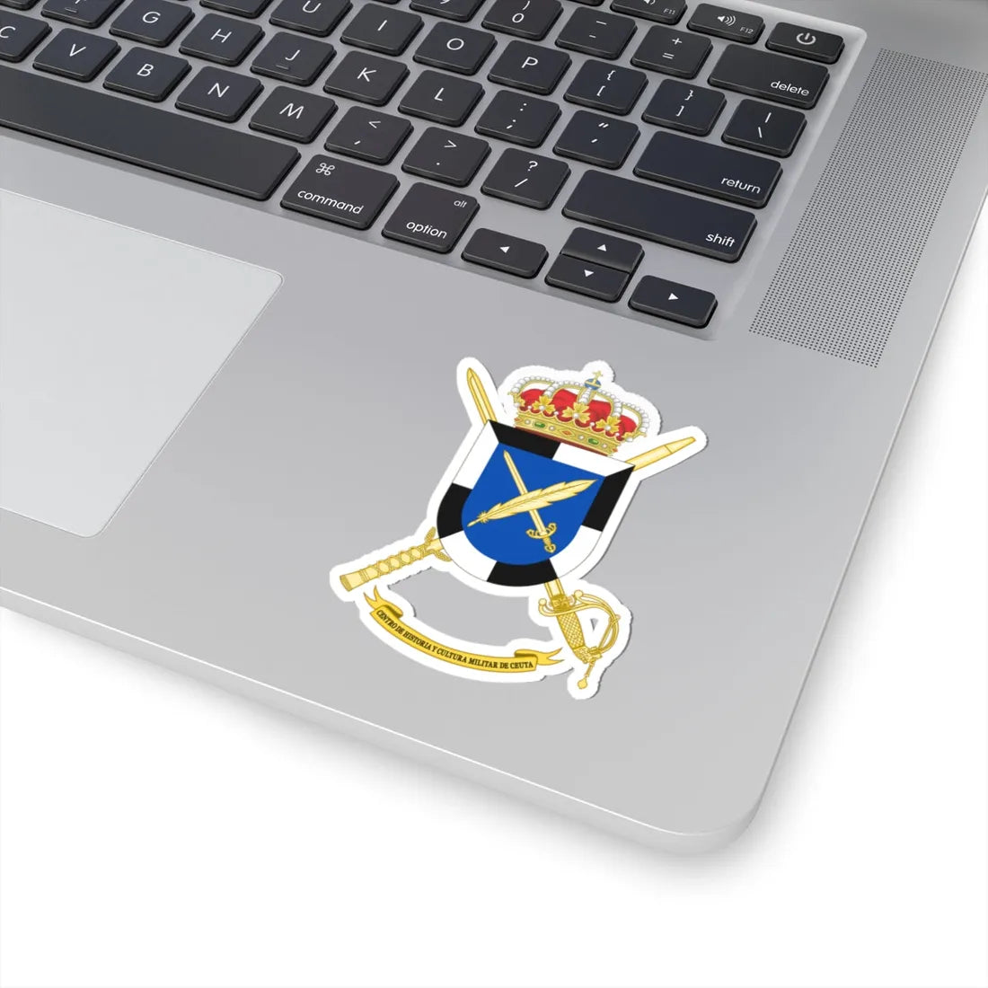 Coat of Arms of CHCM - Ceuta (Spain) (Coat of Arms) STICKER Vinyl Kiss-Cut Decal - The Sticker Space