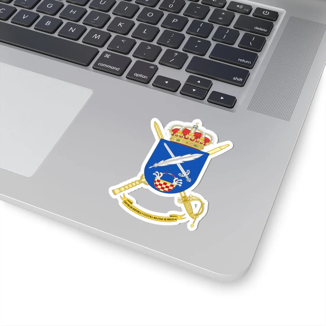 Coat of Arms of CHCM - Melilla (Spain) (Coat of Arms) STICKER Vinyl Kiss-Cut Decal - The Sticker Space