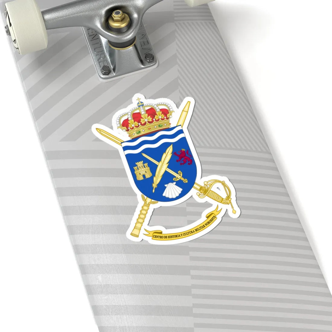 Coat of Arms of CHCM - Noroeste (Spain) (Coat of Arms) STICKER Vinyl Kiss-Cut Decal - The Sticker Space
