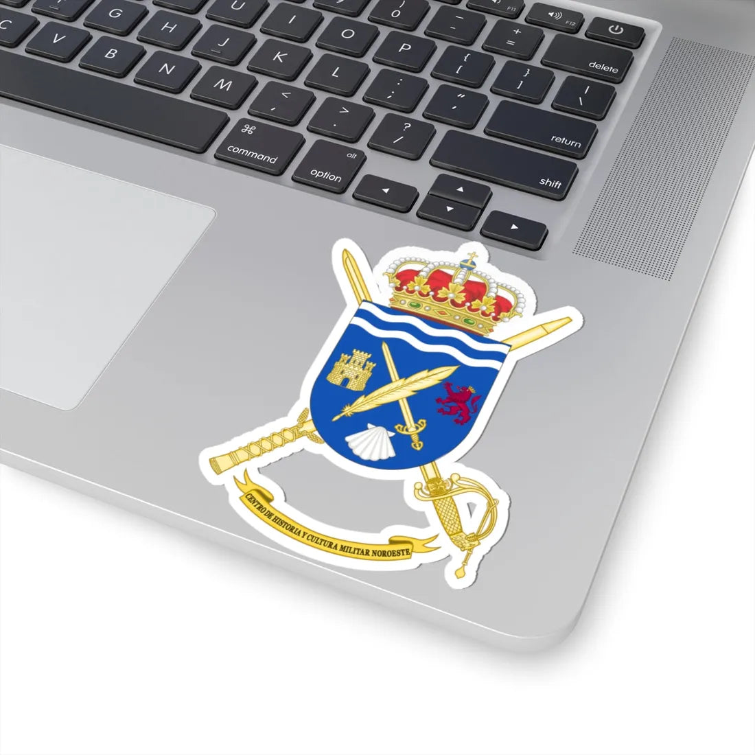 Coat of Arms of CHCM - Noroeste (Spain) (Coat of Arms) STICKER Vinyl Kiss-Cut Decal - The Sticker Space
