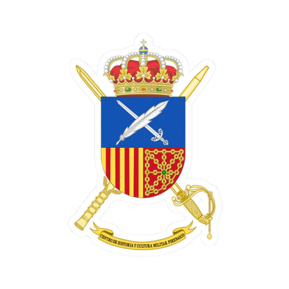 Coat of Arms of CHCM - Pirenaico (Spain) (Coat of Arms) STICKER Vinyl Kiss-Cut Decal 2 Inch White - The Sticker Space