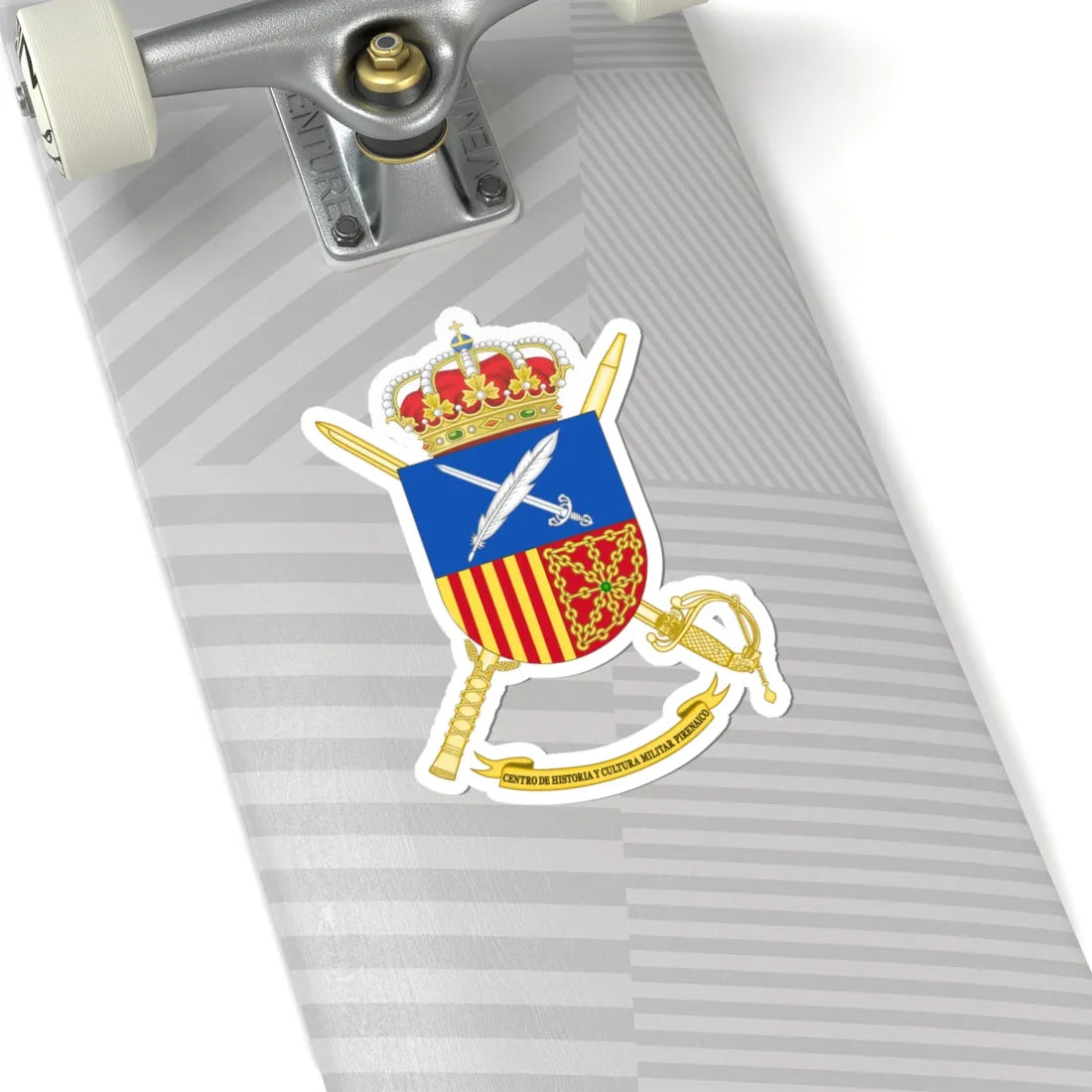 Coat of Arms of CHCM - Pirenaico (Spain) (Coat of Arms) STICKER Vinyl Kiss-Cut Decal - The Sticker Space