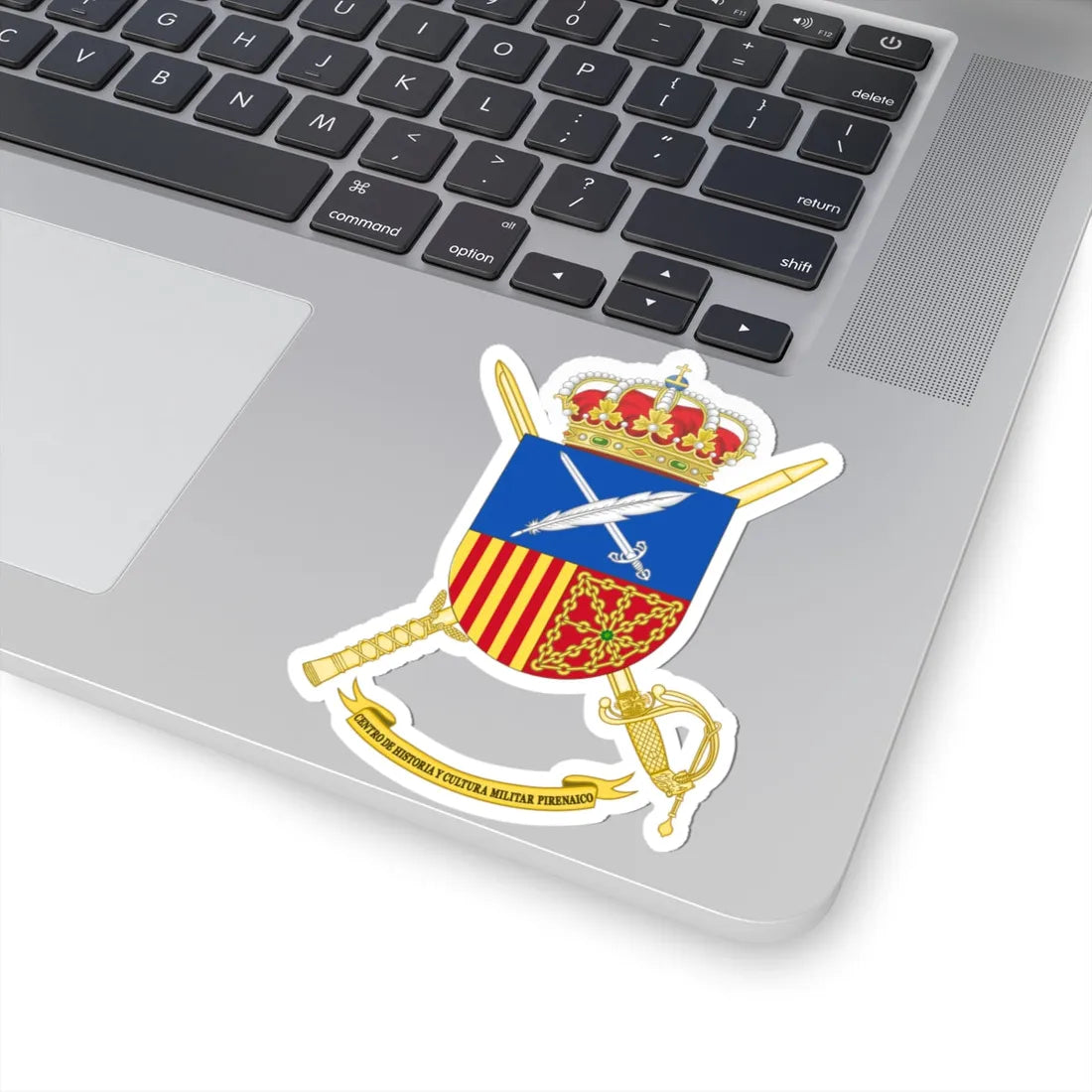 Coat of Arms of CHCM - Pirenaico (Spain) (Coat of Arms) STICKER Vinyl Kiss-Cut Decal - The Sticker Space