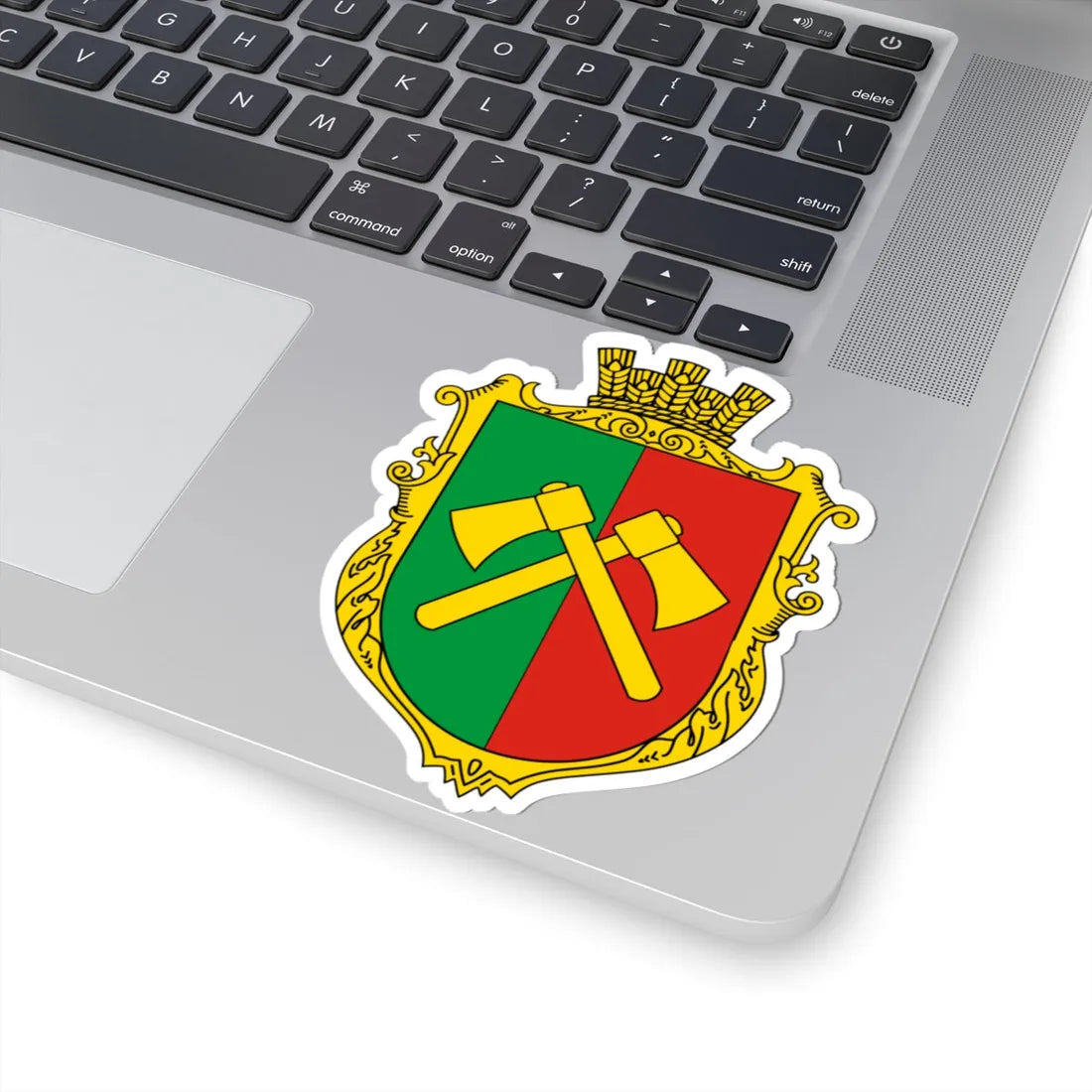 Coat of Arms of Cherepyn (Ukraine) (Coat of Arms) STICKER Vinyl Kiss-Cut Decal - The Sticker Space