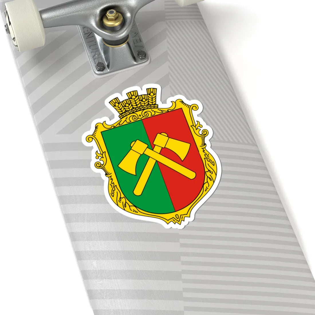 Coat of Arms of Cherepyn (Ukraine) (Coat of Arms) STICKER Vinyl Kiss-Cut Decal - The Sticker Space