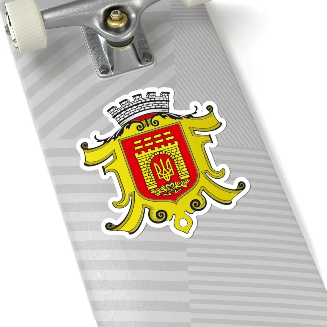 Coat of arms of Chernivtsi (Ukraine) (Coat of Arms) STICKER Vinyl Kiss-Cut Decal - The Sticker Space