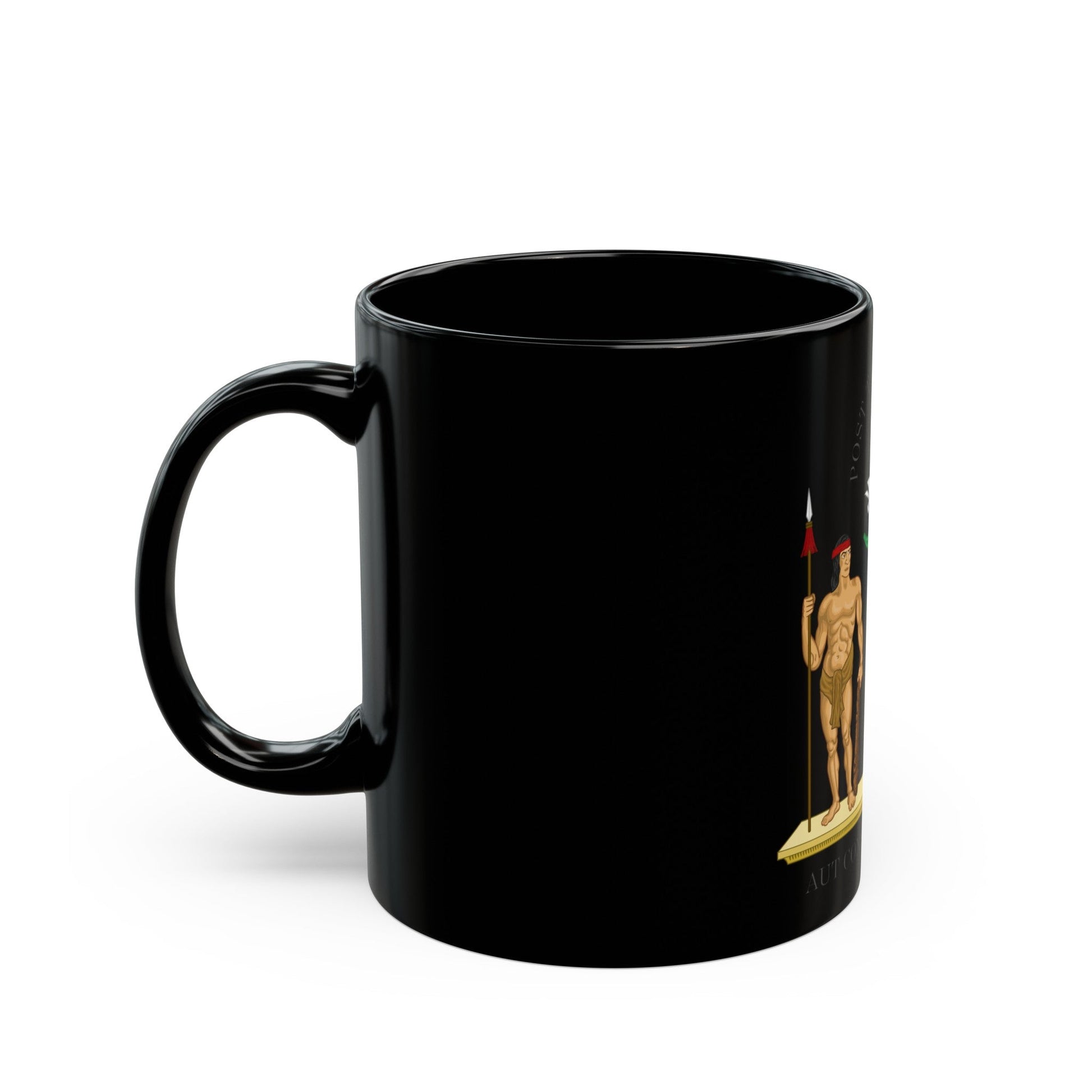 Coat of Arms of Chile (1812-1814) - Black Coffee Mug-The Sticker Space