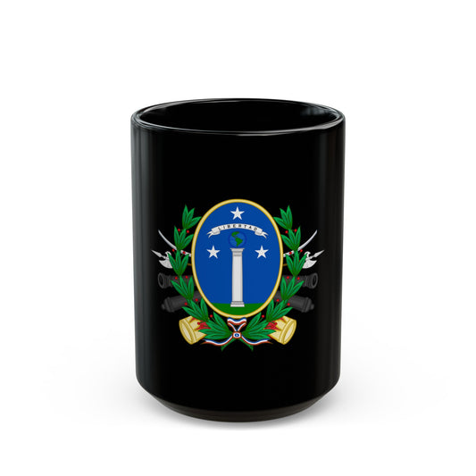 Coat of Arms of Chile (1819-1834) - Black Coffee Mug-15oz-The Sticker Space